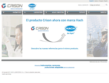 Tablet Screenshot of crisoninstruments.com